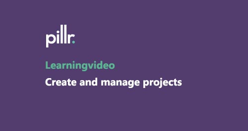 Create and manage projects