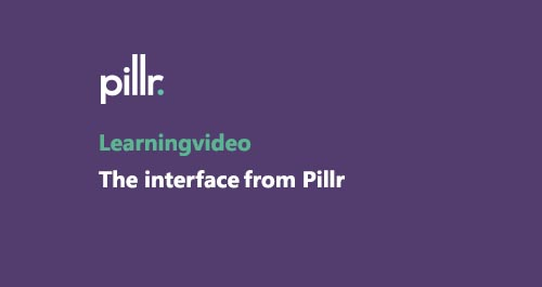 The interface of Pillr